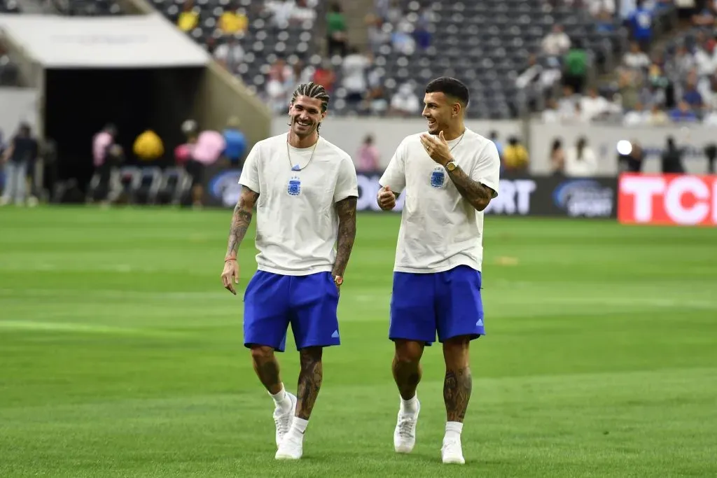 Paredes y De Paul, juntos durante la Copa América 2024.