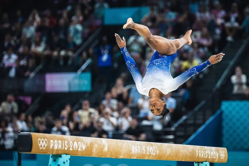 Biles en la Barra de equilibrio. (Foto: IMAGO).