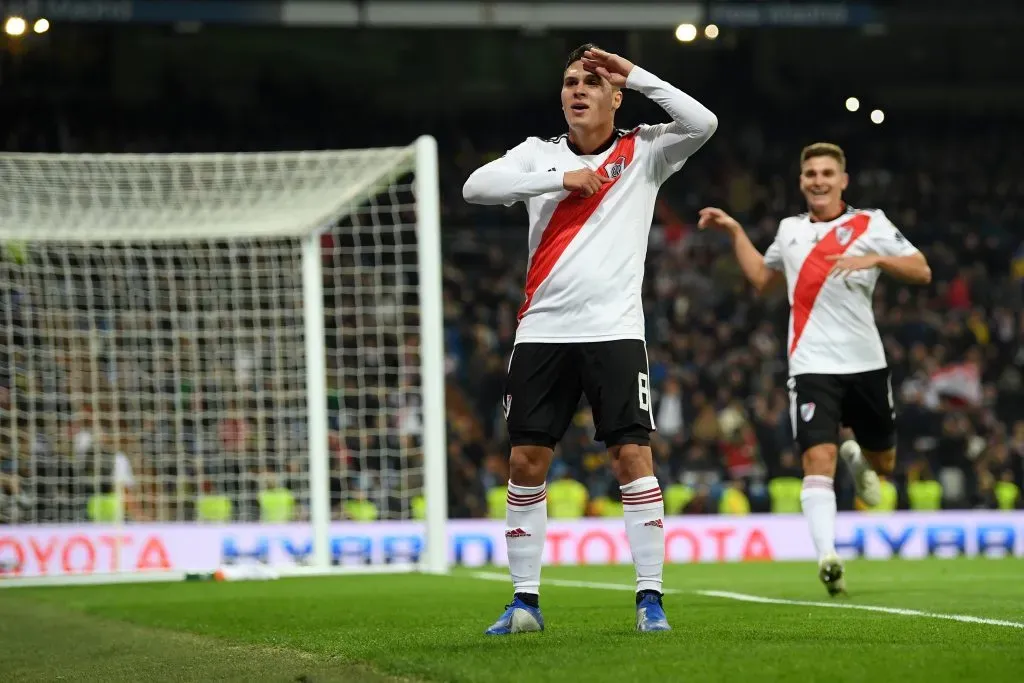 Quintero, autor de uno de los goles más gritados de la historia de River. (Foto: Getty).