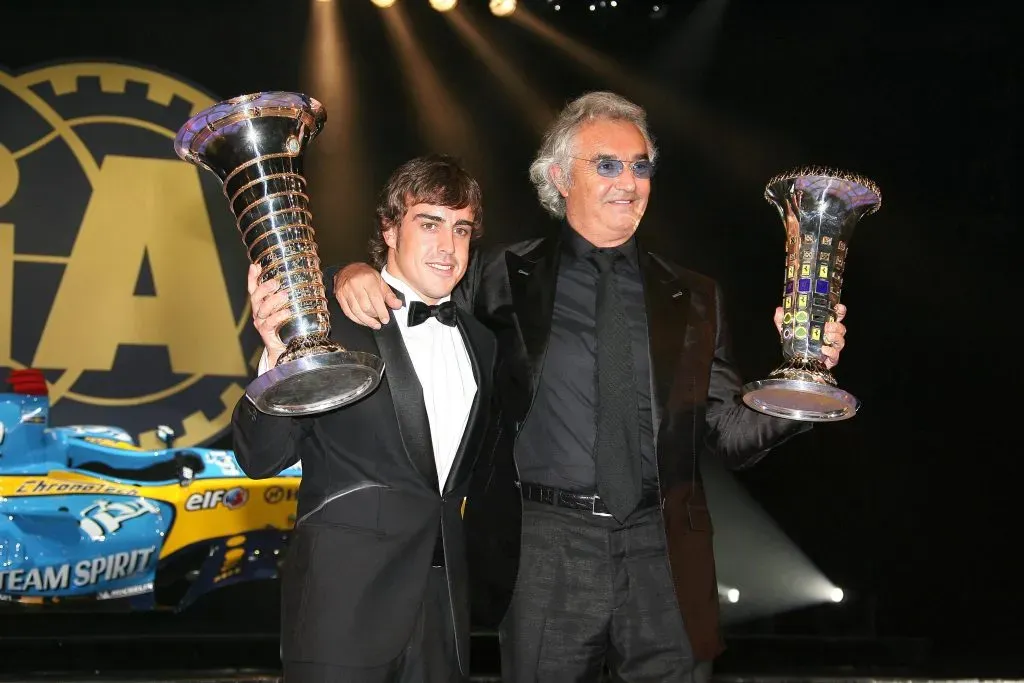 Fernando Alonso y Flavio Briatore consiguieron juntos dos títulos con Renault en la Fórmula 1. IMAGO