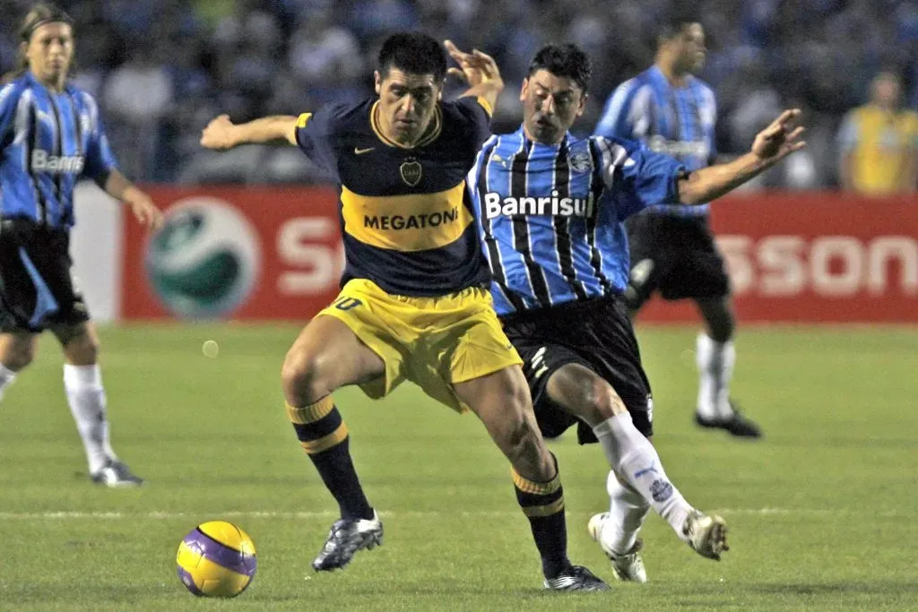 Riquelme en la final de la Libertadores. (Foto: Imago)