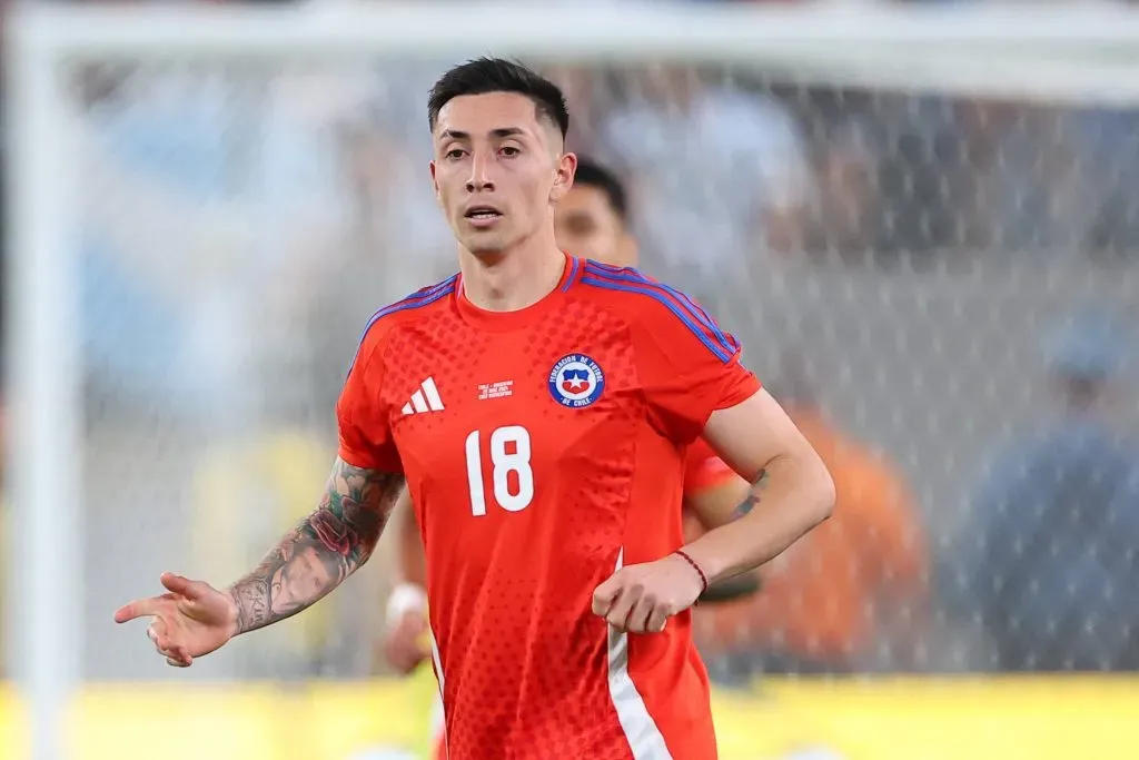 Rodrigo Echeverría, jugador de Huracán y de la Selección de Chile