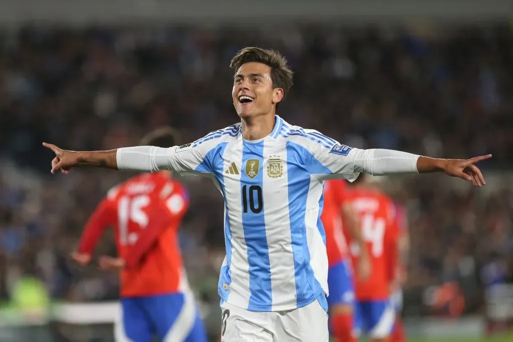 Paulo Dybala celebrando su gol. (Foto: Getty).