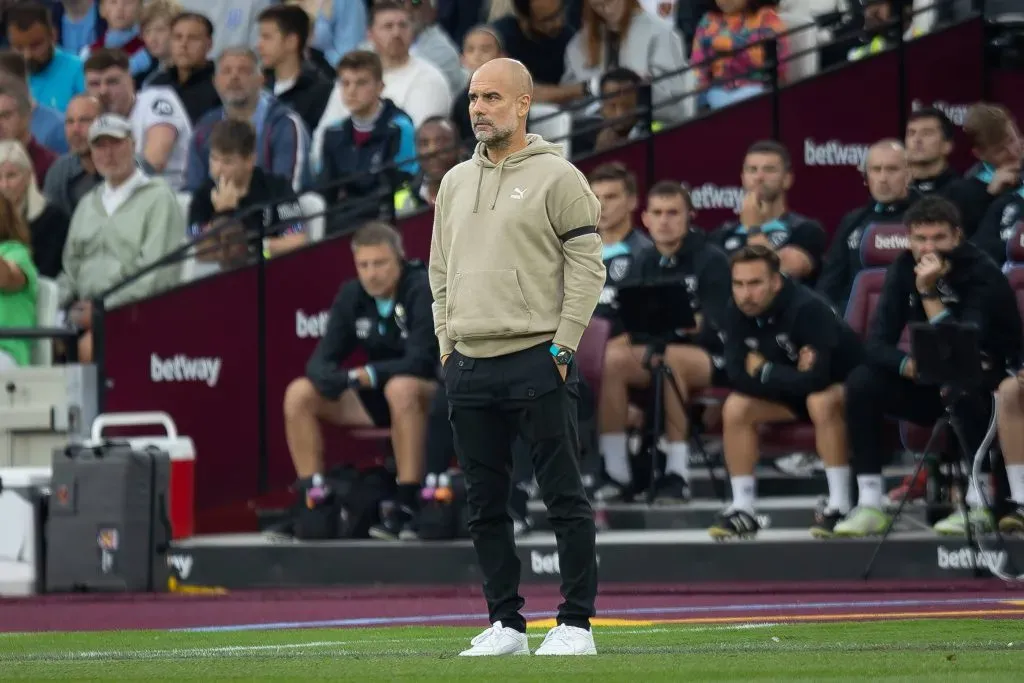 Pep Guardiola, entrenador del Manchester City. (Foto: IMAGO / Pro Sports Images).