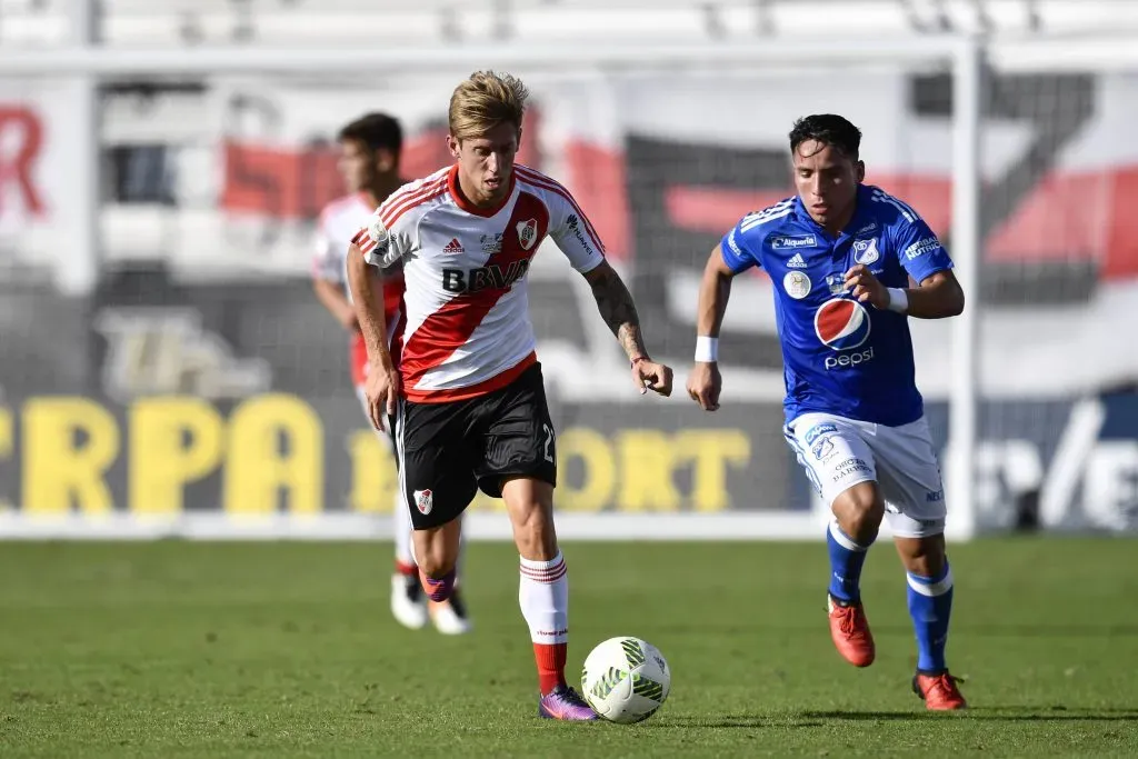 Iván Rossi jugando en River.