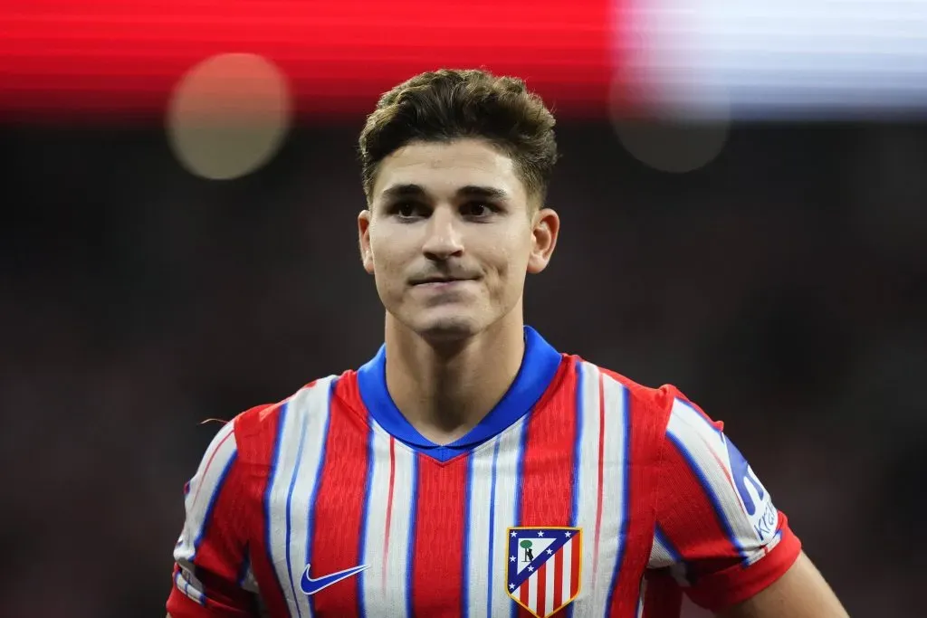 Julián Álvarez acumula cuatro partidos en el Atlético de Madrid.