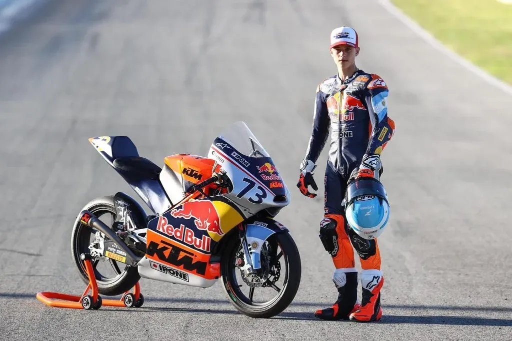 Valentín Perrone correrá el mundial de MotoGP en la categoría Moto3.