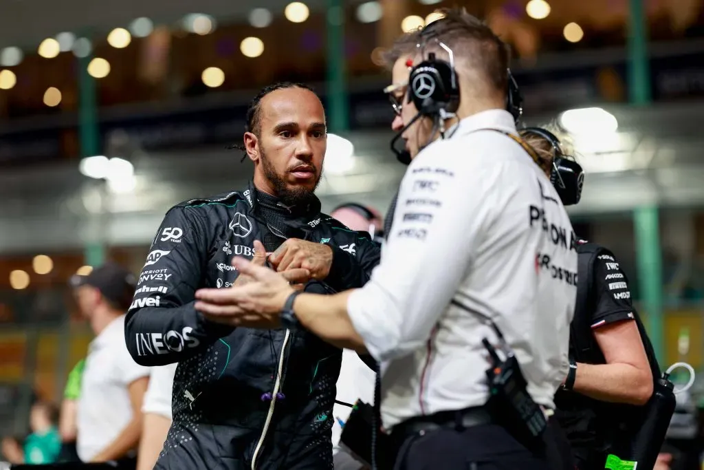 Hamilton quedó lejos de las chances de pelear por un podio. IMAGO