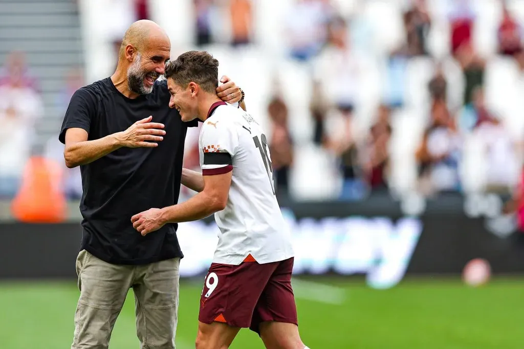 Julián no pudo despedirse cara a cara con Guardiola. IMAGO