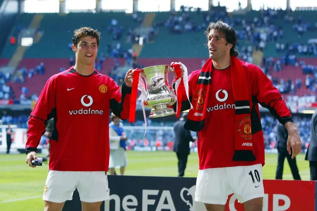 Cuando Cristiano llegó al United, Van Nistelrooy era figura y goleador. IMAGO