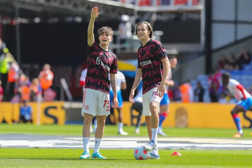 Álvaro Fernández Carreras y Alejandro Garnacho compartieron juveniles en Manchester United. IMAGO