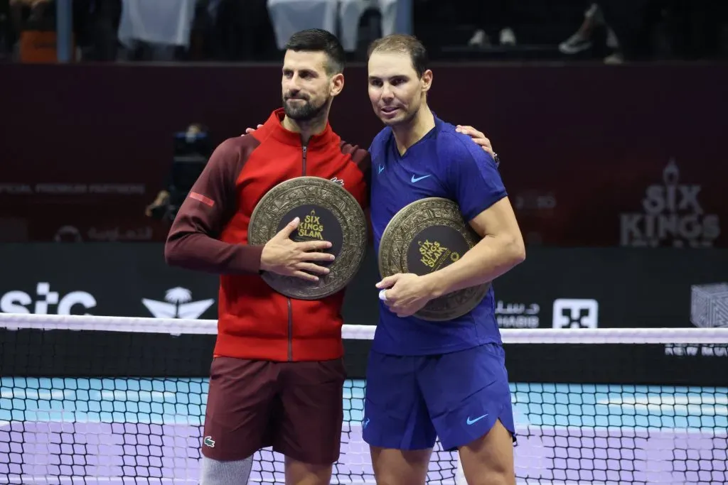 Nole and Rafa in the Six Kings Slam. (Photo: IMAGO).