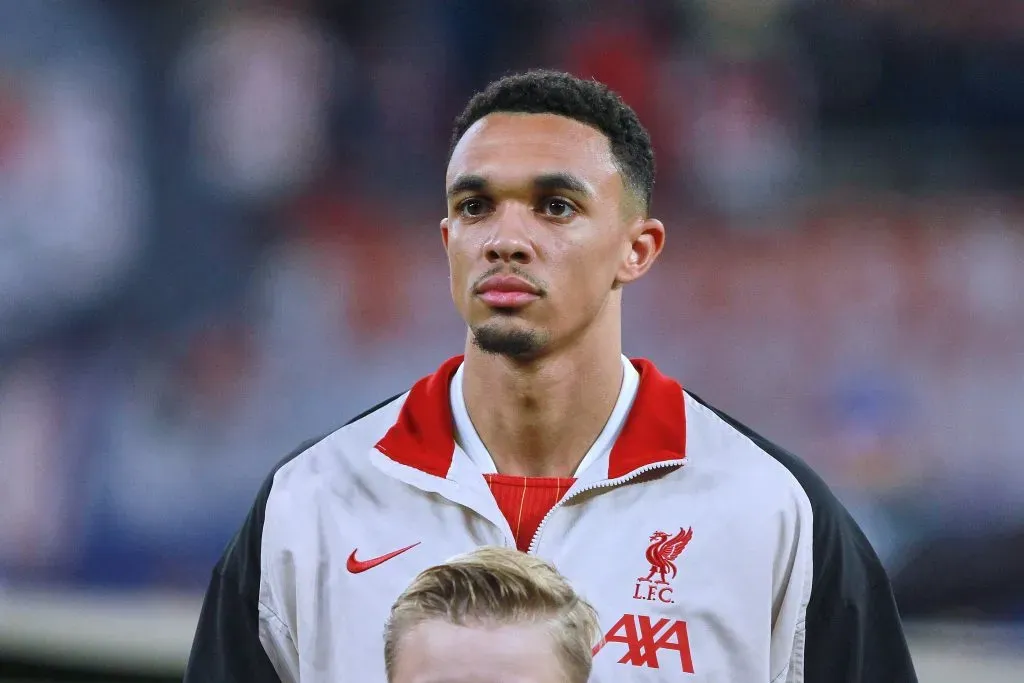 Trent Alexander-Arnold aún no renueva con Liverpool y es el objetivo del PSG y Real Madrid. IMAGO