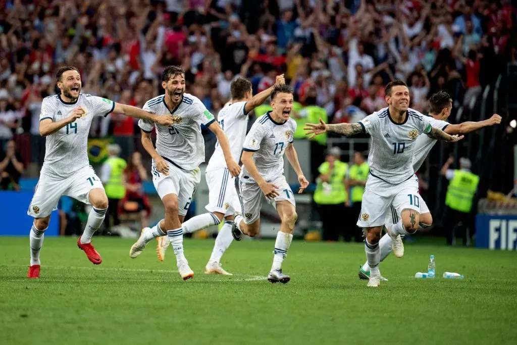 Rusia llegó a Cuartos de Final en 2018, año en que organizó la Copa del Mundo y eliminó a España. IMAGO