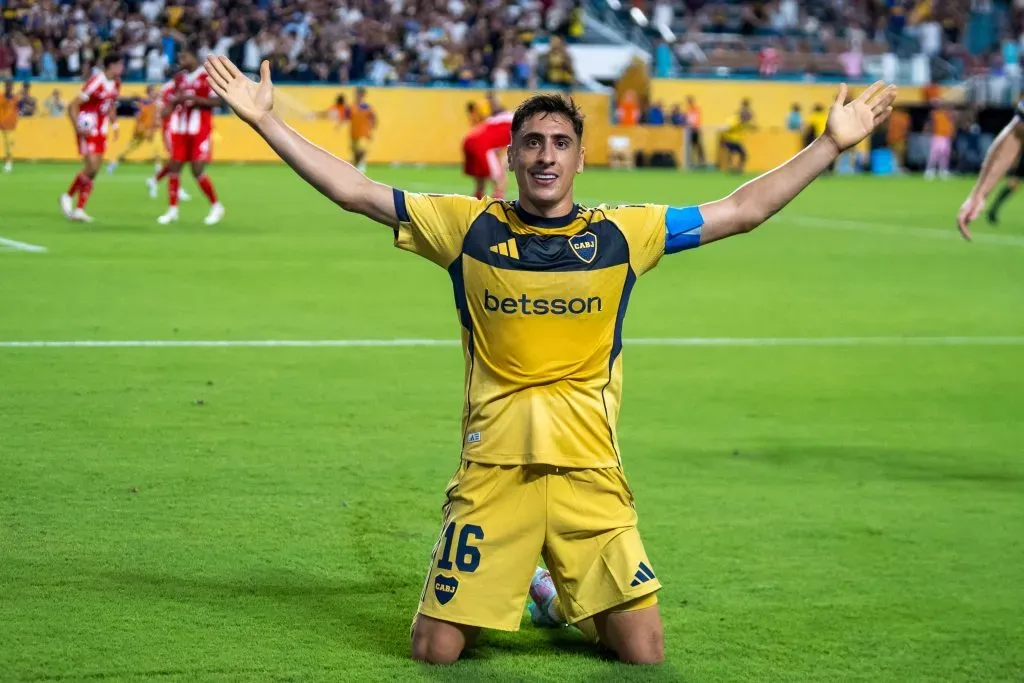 Merentiel convirtió el gol de Boca en la derrota vs. Bayern Múnich.