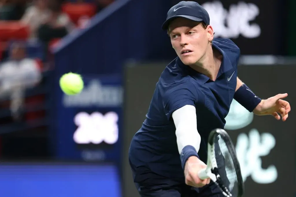 Jannik Sinner en China. (Foto: Getty).