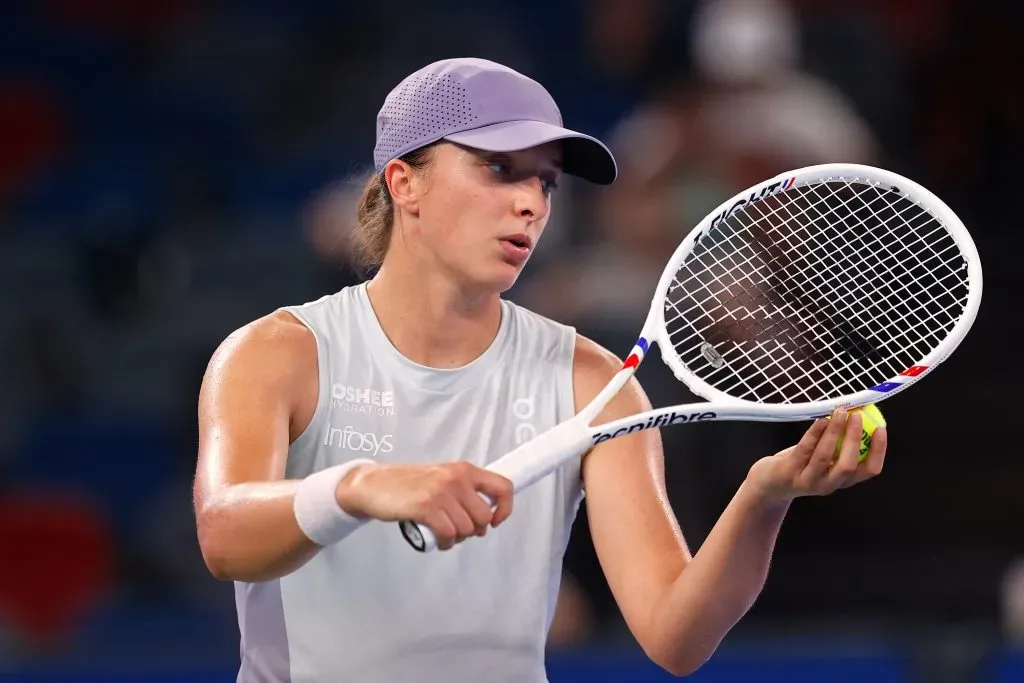 Iga Swaitek en Wuhan. (Foto: Getty).