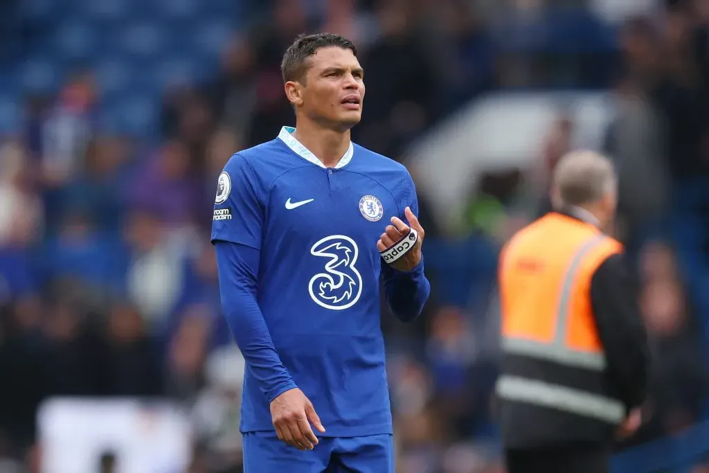 Foto: Julian Finney/Getty Images - Thiago Silva continua sendo desejo do Fluminense