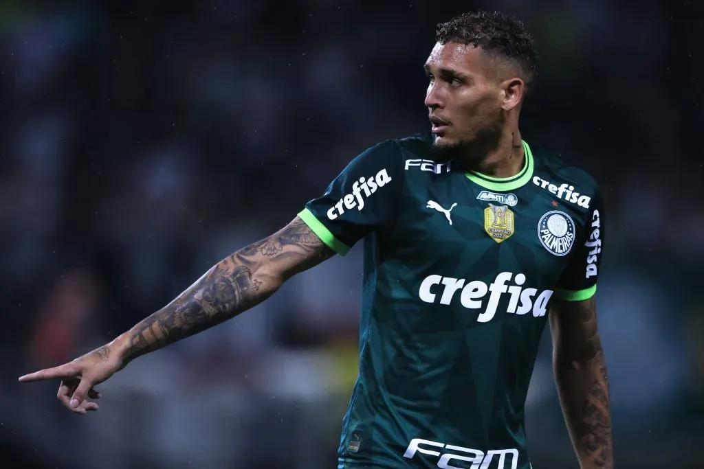 SP – SAO PAULO – 11/03/2023 – PAULISTA 2023, PALMEIRAS X SAO BERNARDO – Rafael Navarro jogador do Palmeiras durante partida contra o Sao Bernardo no estadio Arena Allianz Parque pelo campeonato Paulista 2023. Foto: Ettore Chiereguini/AGIF