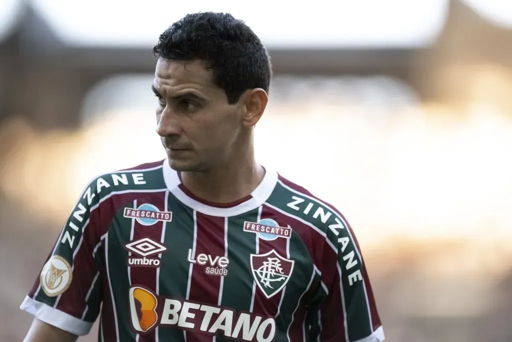Paulo Henrique Ganso jogador do Fluminense durante partida contra o Bragantino no estadio Maracana pelo campeonato BRASILEIRO A 2023. Foto: Jorge Rodrigues/AGIF