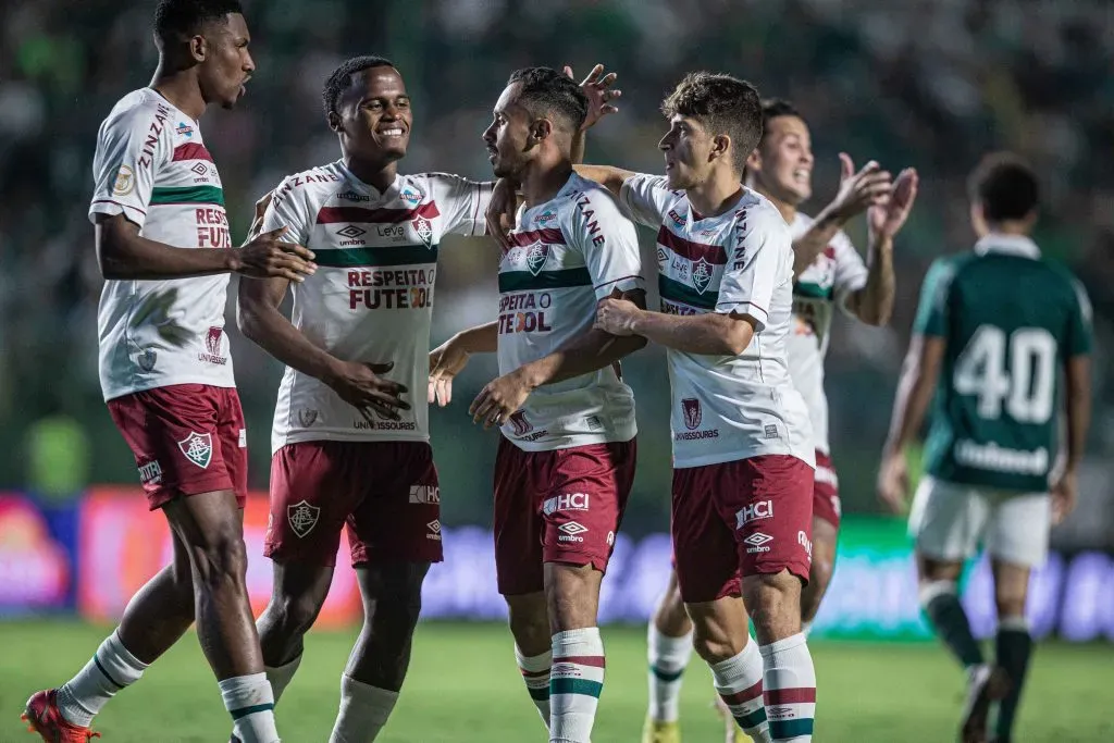 Foto: Isabela Azine/AGIF – O Fluminense chegou a liderar o placar duas vezes contra o Goiás