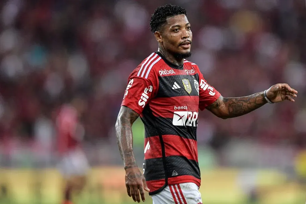 RJ – RIO DE JANEIRO – 26/04/2023 – COPA DO BRASIL 2023, FLAMENGO X MARINGA – Marinho jogador do Flamengo durante partida contra o Maringa no estadio Maracana pelo campeonato Copa do Brasil 2023. Foto: Thiago Ribeiro/AGIF