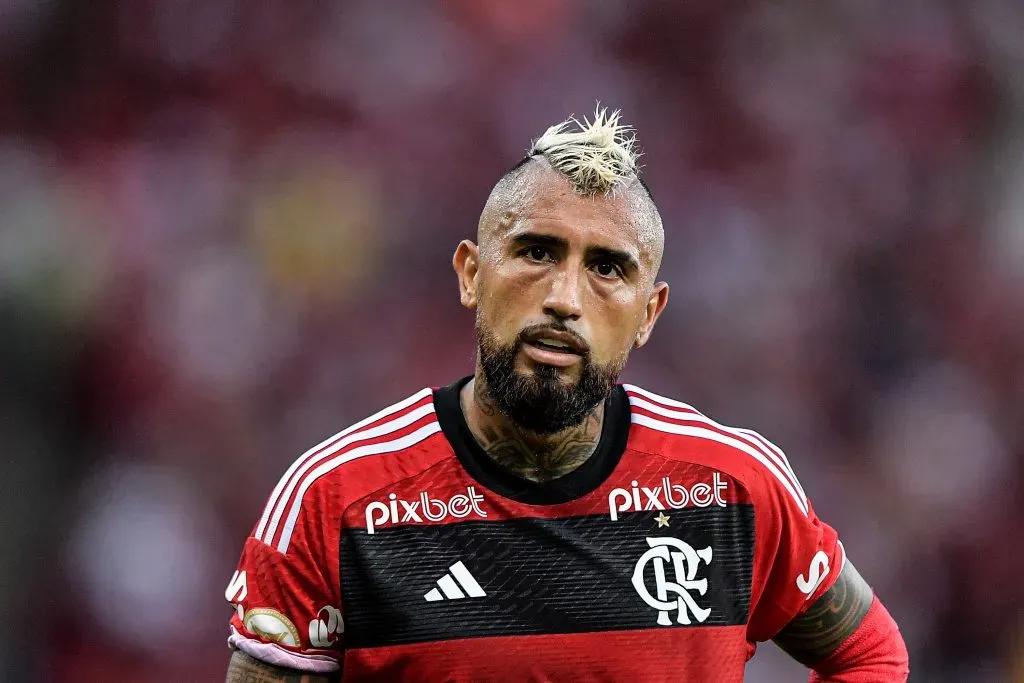 Foto: Thiago Ribeiro/AGIF – Imprensa chilena acabou criticando a torcida do Flamengo após repercussão com a declaração de Vidal