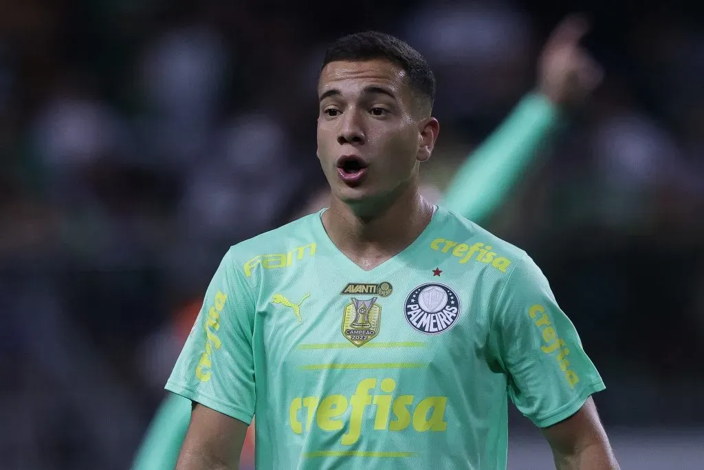 PALMEIRAS X CUIABA - Naves jogador do Palmeiras, de Abel Ferreira, durante partida contra o Cuiaba no estadio Arena Allianz Parque pelo campeonato BRASILEIRO A 2023. Foto: Ettore Chiereguini/AGIF