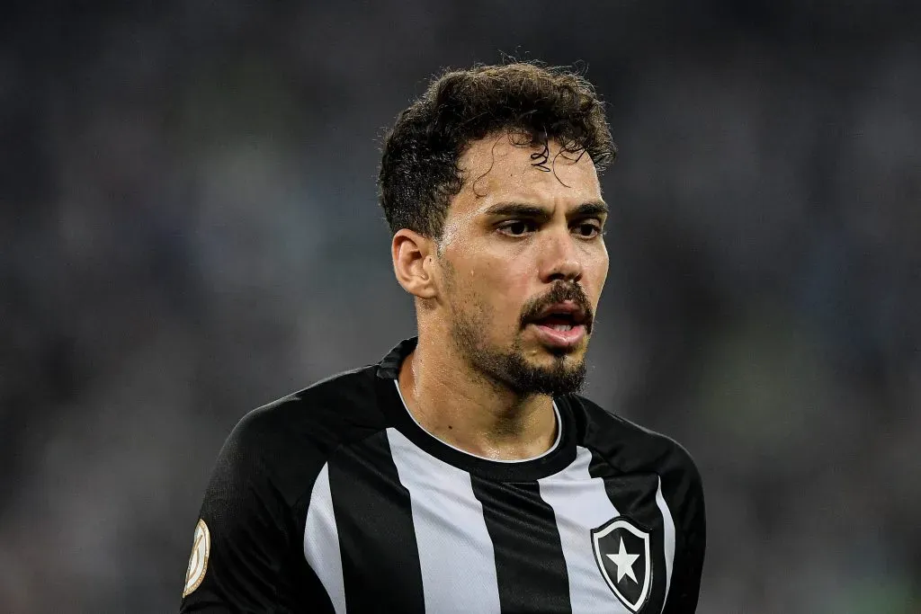 RJ – RIO DE JANEIRO – 10/06/2023 – BRASILEIRO A 2023, BOTAFOGO X FORTALEZA – Eduardo jogador do Botafogo durante partida contra o Fortaleza no estadio Engenhao pelo campeonato BRASILEIRO A 2023. Foto: Thiago Ribeiro/AGIF