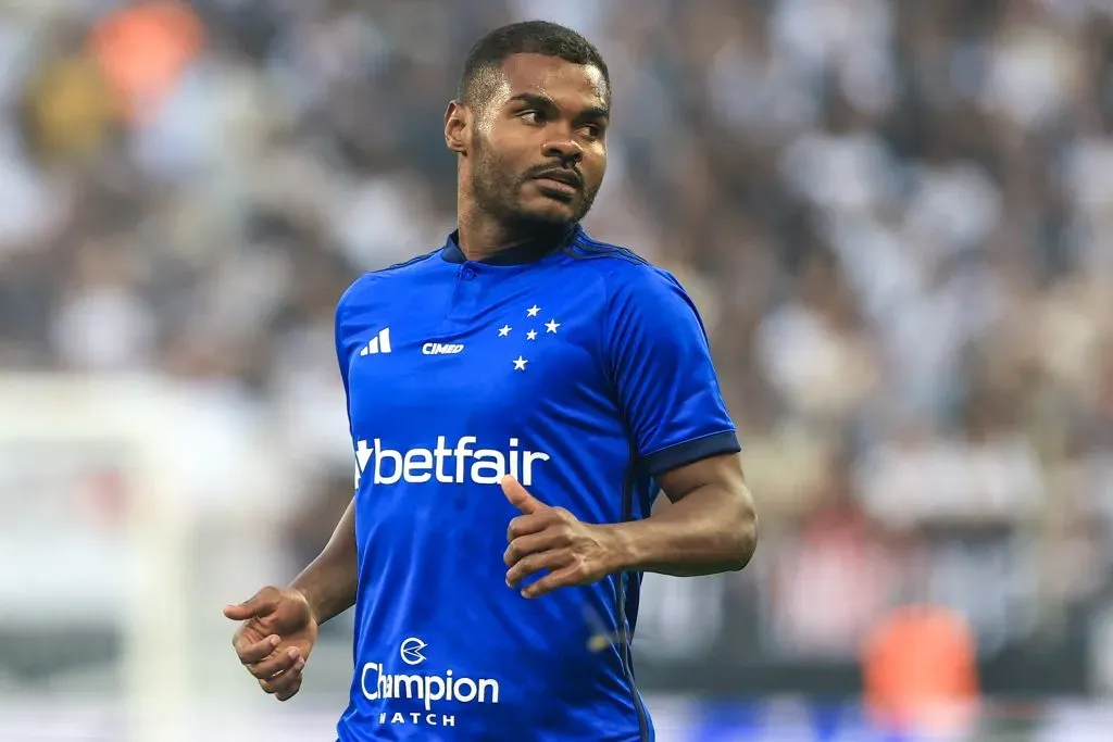 SP – SAO PAULO – 16/04/2023 – BRASILEIRO A 2023, CORINTHIANS X CRUZEIRO – Nikao jogador do Cruzeiro durante partida contra o Corinthians no estadio Arena Corinthians pelo campeonato BRASILEIRO A 2023. Foto: Marcello Zambrana/AGIF