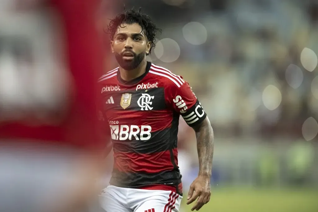 Foto: Jorge Rodrigues/AGIF – Gabigol se irritou e discutiu com Marcos Braz no vestiário durante Flamengo x Fortaleza