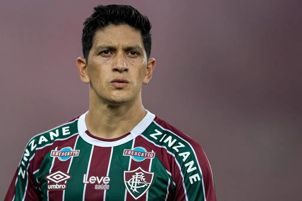 RJ – RIO DE JANEIRO – 01/06/2023 – COPA DO BRASIL 2023, FLAMENGO X FLUMINENSE – German Cano jogador do Fluminense durante partida contra o Flamengo no estadio Maracana pelo campeonato Copa do Brasil 2023. Foto: Thiago Ribeiro/AGIF