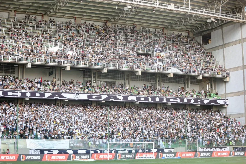 MG – BELO HORIZONTE – 18/03/2023 – MINEIRO 2023, ATLETICO-MG X ATHLETIC CLUB – Torcida do Atletico-MG durante partida contra Athletic Club no estadio Independencia pelo campeonato Mineiro 2023. Foto: Gilson Junio/AGIF