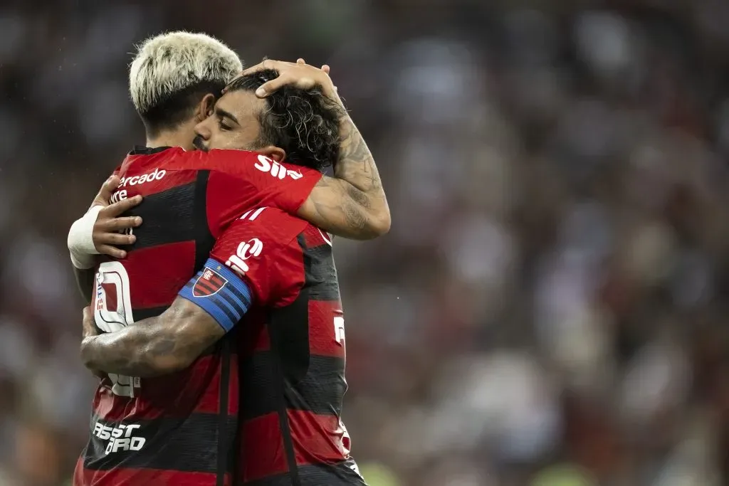 Foto: Jorge Rodrigues/AGIF – Pedro e Gabigol disputam posição no Flamengo