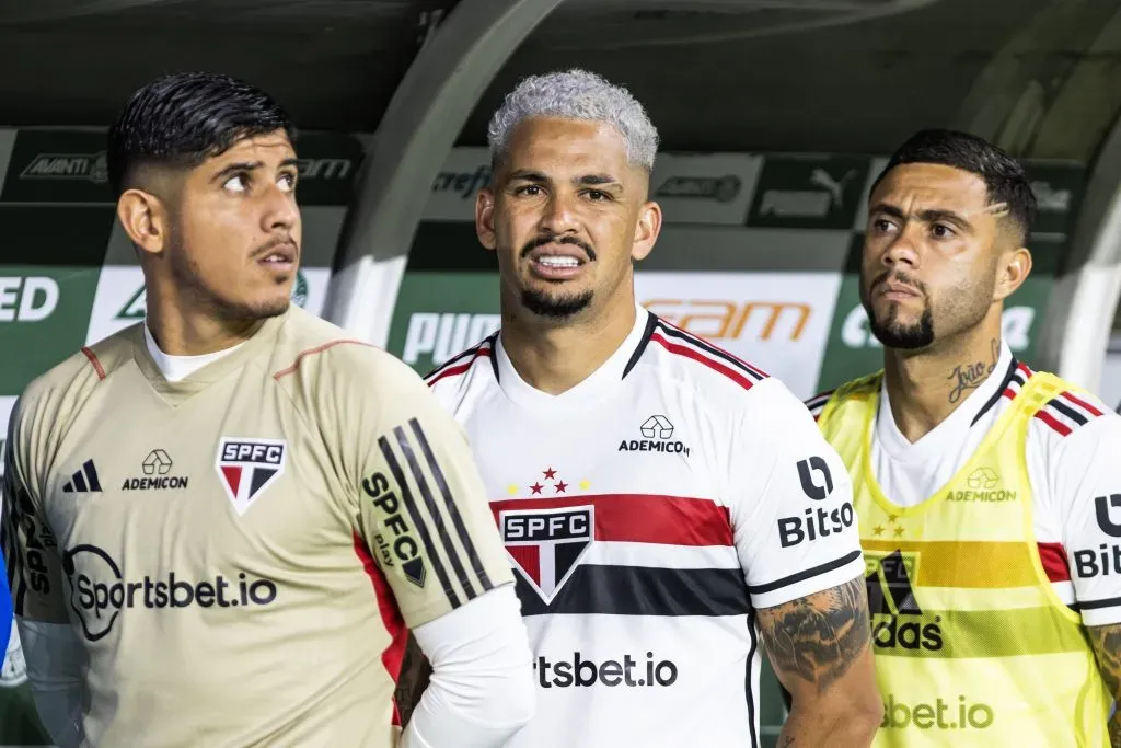Foto: Abner Dourado/AGIF – Luciano jogador do Sao Paulo durante partida contra o Palmeiras no estadio Arena Allianz Parque pelo campeonato Brasileiro A 2023.