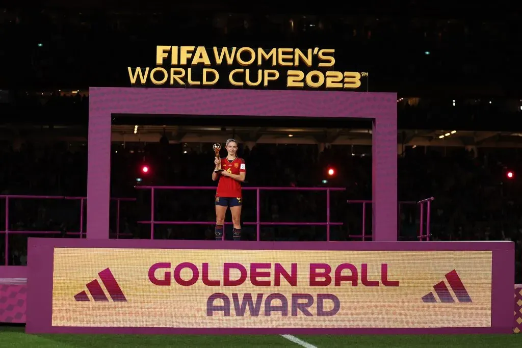 Bonmatí foi eleita a melhor jogadora da Copa do Mundo (Photo by Catherine Ivill/Getty Images)