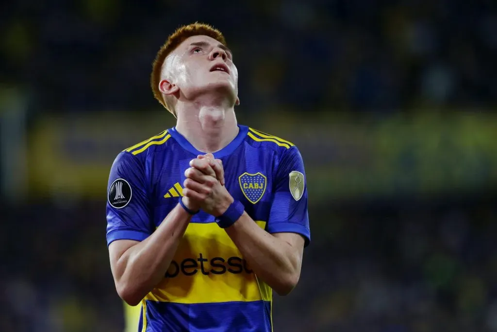 Valentín Barco do Boca Juniors durante a Libertadores 2023 – Foto: Daniel Jayo/Getty Images
