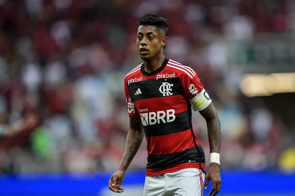 Bruno Henrique jogador do Flamengo. Foto: Thiago Ribeiro/AGIF