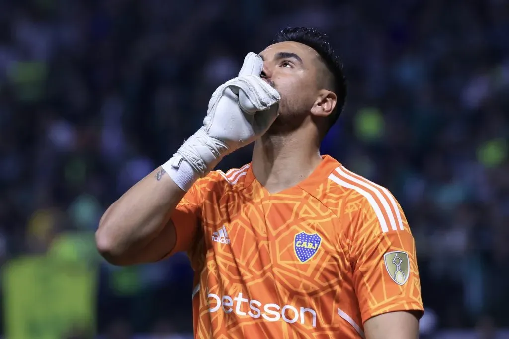 Sergio Romero goleiro do Boca Juniors durante partida contra o Palmeiras no estadio Arena Allianz Parque pelo campeonato Libertadores 2023. Foto: Marcello Zambrana/AGIF