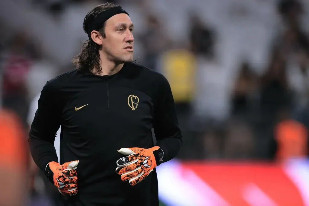 Cassio jogador do Corinthians pelo campeonato Brasileiro A 2023. Foto: Ettore Chiereguini/AGIF