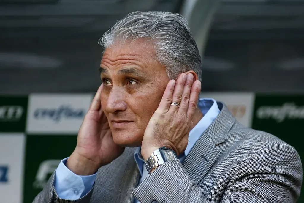 Tecnico Tite do Corinthians durante partida do Campeonato Brasileiro A 2016, na Arena Allianz Parque/ Sao Paulo. Foto:Daniel Vorley/AGIF.