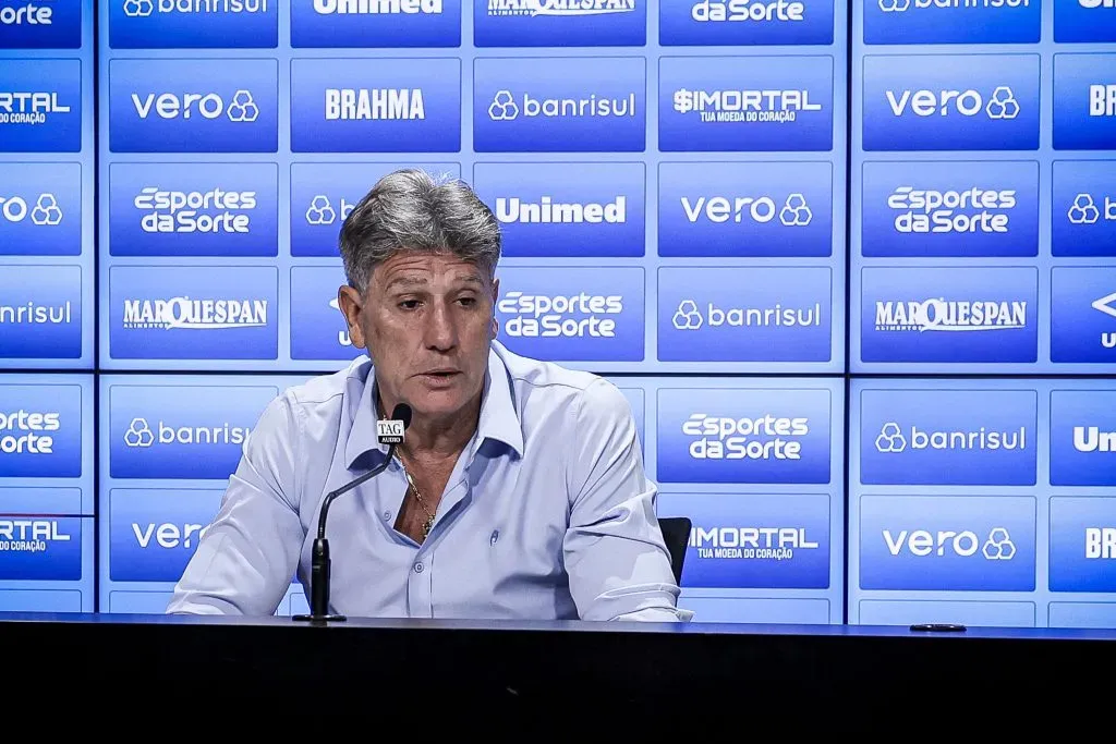 Renato Portaluppi abordou a declaração de Abel e detalhou seus olhares sobre o técnico português – Foto: Maxi Franzoi/AGIF