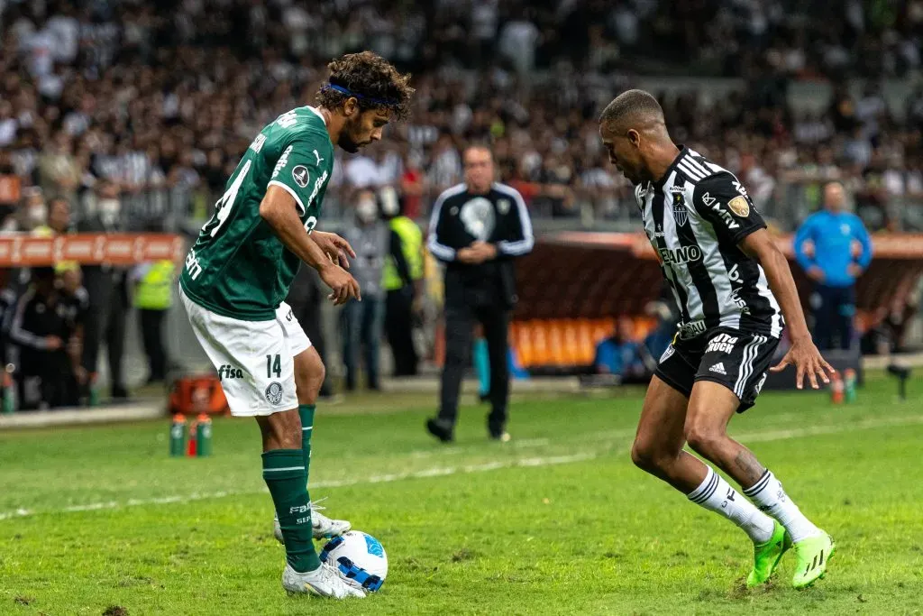 Scarpa quando atuava pelo Palmeiras durante partida contra o Atletico pela Libertadores –  Foto: Alessandra Torres/AGIF