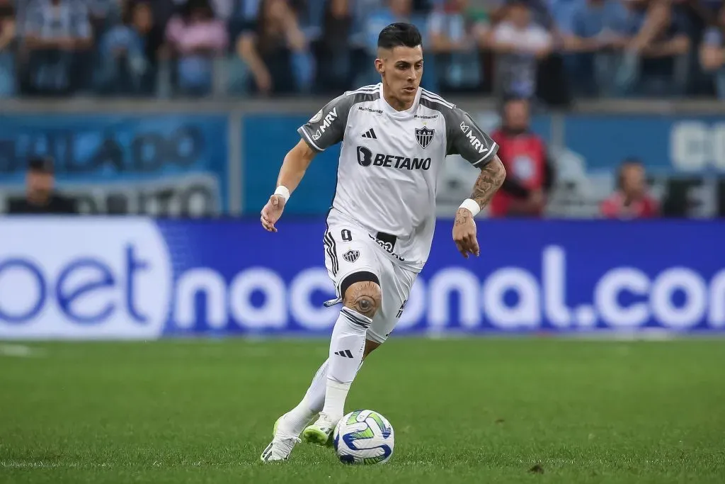 Pavo,  jogador do Atletico-MG. Especulações de bastidores apontam possível troca por Ferreira e Heverton Guimarães trouxe a verdade à tona –  Foto: Pedro H. Tesch/AGIF