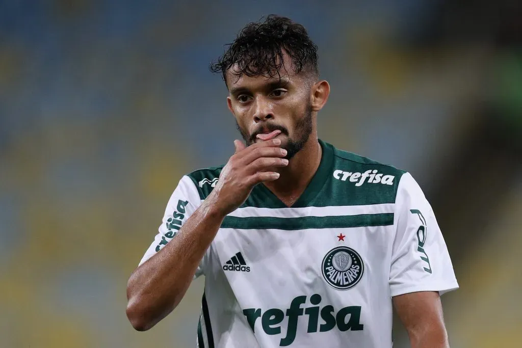 Scarpa com a camisa do Palmeiras. (Foto: Buda Mendes/Getty Images)