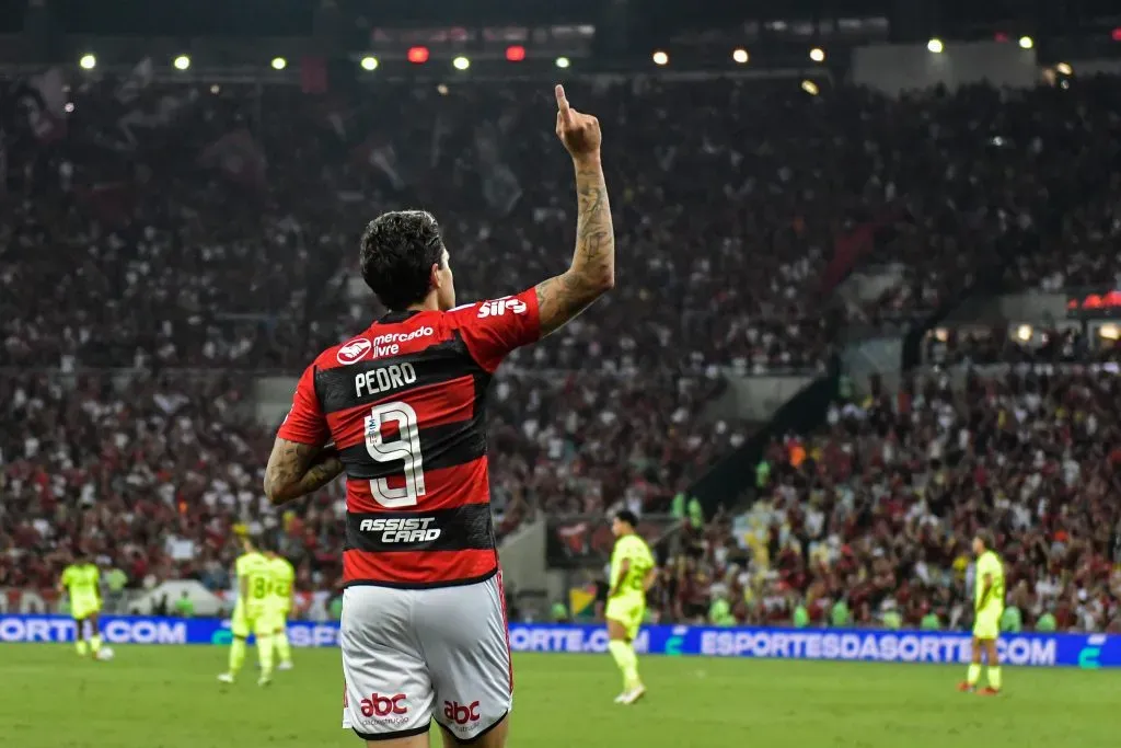 Pedro jogador do Flamengo. Foto: Thiago Ribeiro/AGIF
