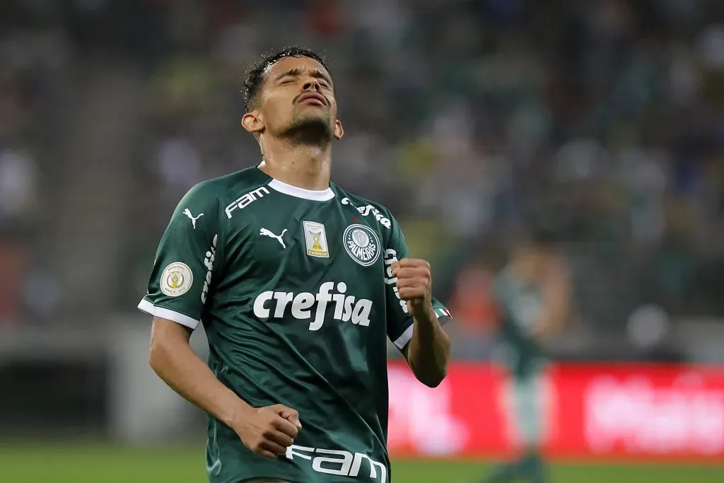 Gustavo Scarpa pelo Palmeiras -. Foto: Daniel Vorley/AGIF