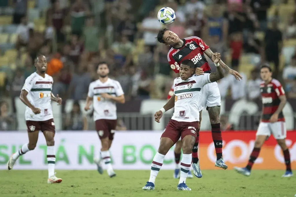 último jogo do Fluminense pelo Campeonato Brasileiro, contra o Flamengo, no Maracanã. Foto: Jorge Rodrigues/AGIF