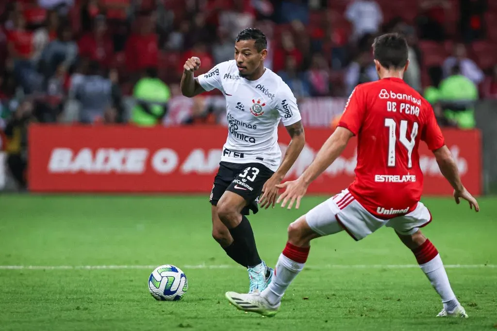 RS – PORTO ALEGRE – 05/08/2023 – BRASILEIRO A 2023, INTERNACIONAL X CORINTHIANS – Ruan Oliveira jogador do Corinthians durante partida contra o Internacional no estadio Beira-Rio pelo campeonato Brasileiro A 2023. Foto: Maxi Franzoi/AGIF