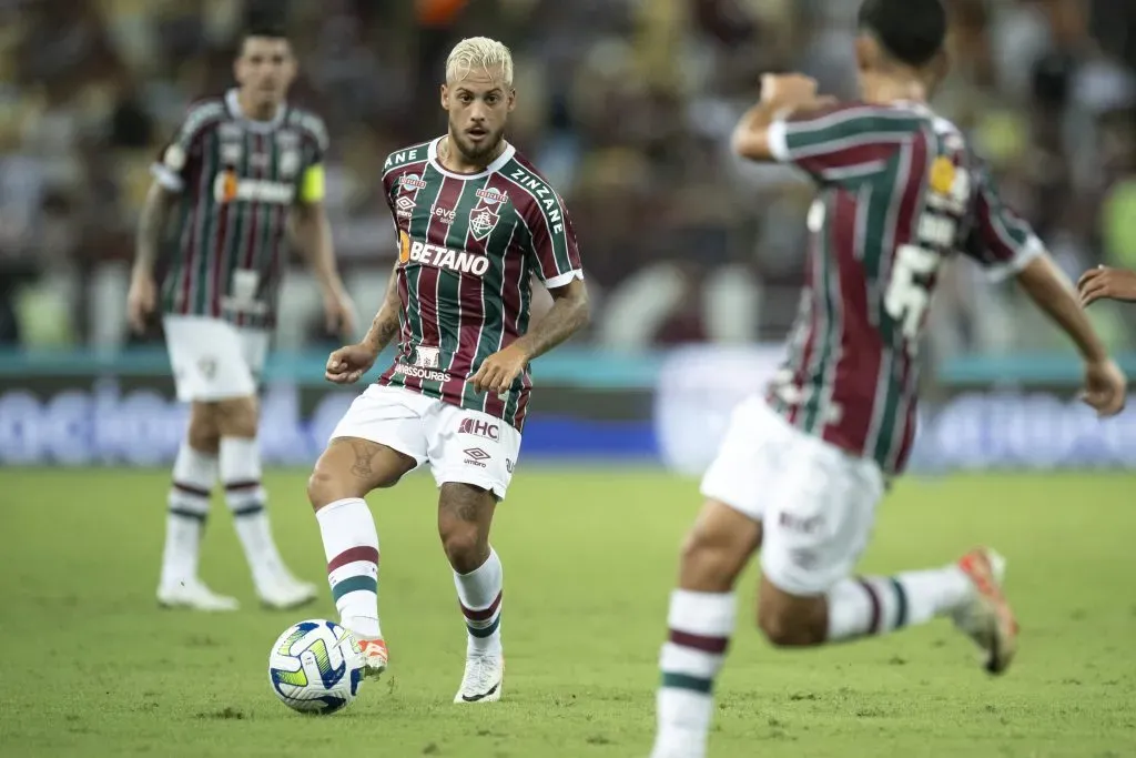 Guga jogador do Fluminense durante partida contra o Coritiba no estadio Maracana pelo campeonato Brasileiro A 2023. Jorge Rodrigues/AGIF